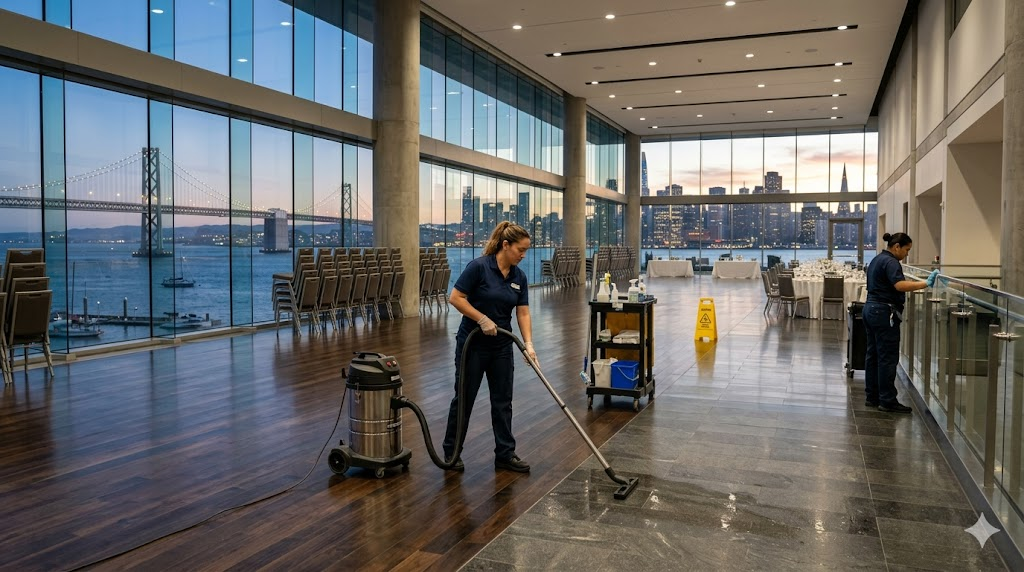 Why Do Event Venues in the Bay Area Need Professional Janitorial Services?