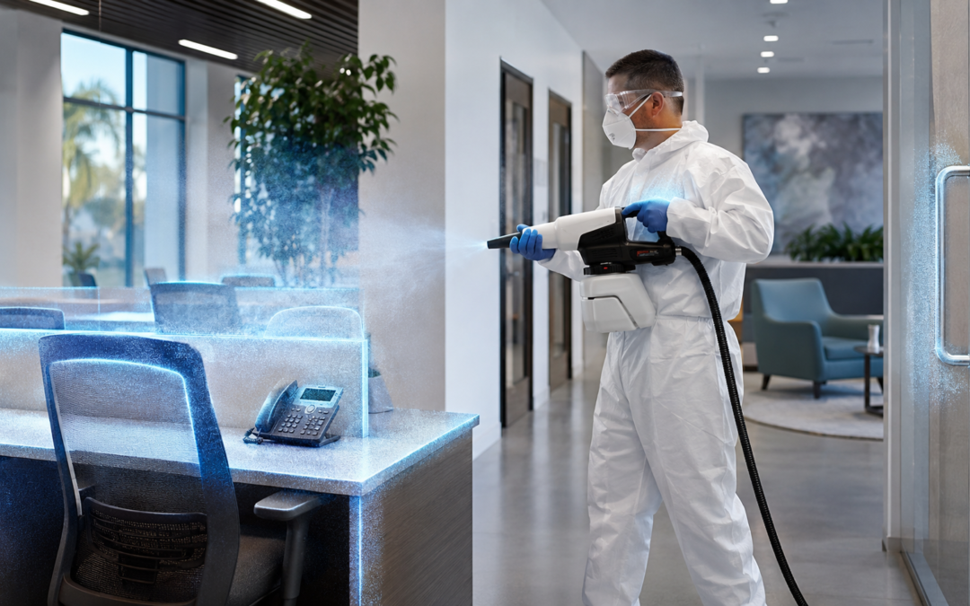 Electrostatic Disinfection Spraying Explained: How Does It Work and When Does Your Building Need It?