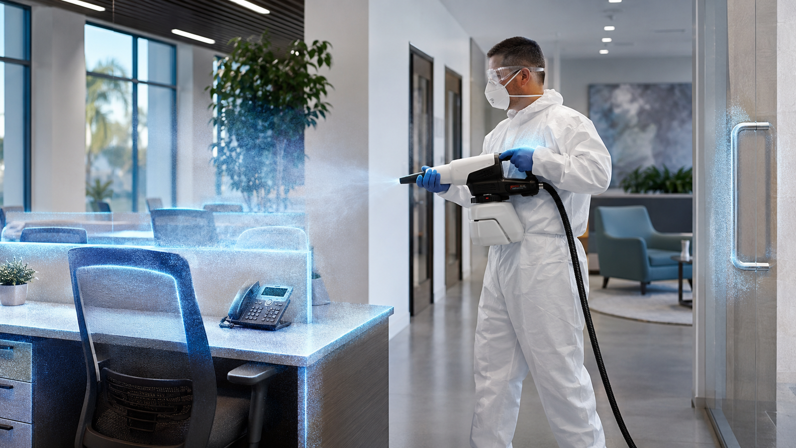 Electrostatic Disinfection Spraying Electrostatic Disinfection Spraying