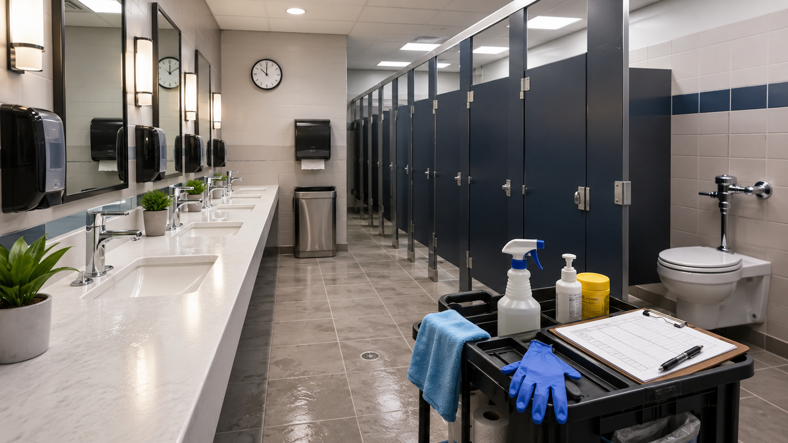 School Restroom Sanitation