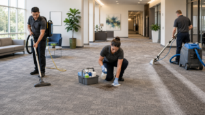 The Complete Guide to Commercial Carpet Maintenance: Vacuuming, Spot Treatment, and Hot-Water Extraction?