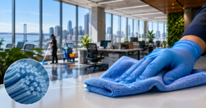 How Microfiber Technology Is Improving Cleaning Outcomes in Bay Area Office Buildings?